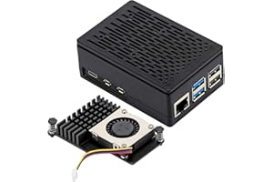 TADA Case for Raspberry Pi 5 Pi 5 ABS Case with Pi 5 Active Cooler Black