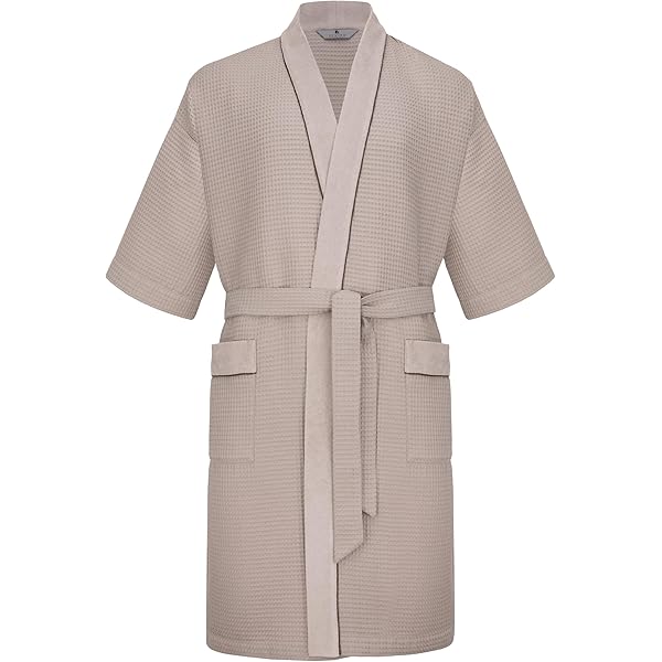 Revise RE-513 Kimono voor heren, ochtendjas, 100% linnen