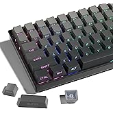SDYZ XVX - PBT Keycaps - Side Printed Keycaps Set, Bright Double Shot Through Custom Keycaps, Gradient Grey Keycaps, OEM Prof