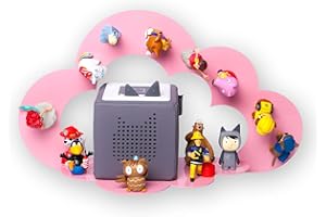 moin minis Wolke Rosa für Toniebox magnetisches Regal kompatibel mit 25 Tonie Figuren und Tonie Box Wolkenregal für Kinder Hörfiguren Tonies Magnetregal Kinderzimmermöbel
