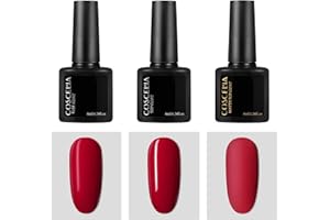 Coscelia Base e Top Coat Semipermanente con Matte Top Coat per Smalto Semipermanente in Gel Soak Off Nail Art