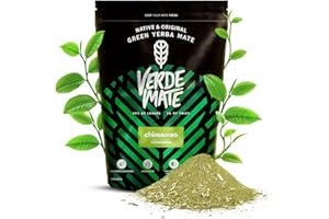 Yerba Maté Verde Mate Chimarrão, Verde Mate Chimarrão Extra poussiéreux 500g, Yerba Maté du Brésil, Forte stimulation, Sans fumée, Végétalien, Sans gluten