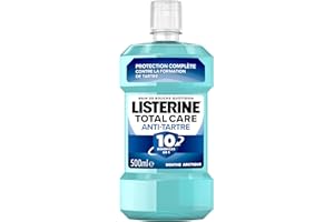 Listerine | Total Care Anti-kamienia nazębnego do płukania ust (butelka 500 ml) - Pielęgnacja jamy ustnej przeciw tworzeniu się kamienia nazębnego - Płyn do płukania jamy ustnej dla trwałego świeżego