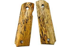 Aibote 1911 Pistolengriffe Natürliches Ahornholz benutzerdefinierte DIY EDC Pistolen Griffe voller Größe passt die meisten Commander, Standard & Regierung 1911 Modelle
