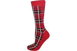 MACAHEL Mens Checked Ankle Socks Gents Cotton Rich - Size 6-11