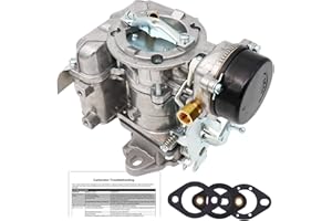 Condgreemee D5TZ9510AG Carburetor for Carter YF Type for Ford 240 250 300 YF C1YF 6 Cylinder CIL Engine 1975-1982 carb with automatic choke replace # D4PZ9510AC RSC-300A 6307S 6054 6055 6-736 6056