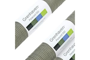 Grenhaven - Corda Paracord Universale per Paracadute - Corda di Sopravvivenza a 7 Stringhe - 30m/327 gr in Parachute Nylon Cord resistentissima - ATTENZIONE!!!Non Adatta per Arrampicata