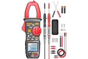 ANENG Multimeter PN200 Stromzange,4000 Counts TRMS Auto Range Strommesszange mit Wechselstrom/Gleichstrom Strom,Spannung,Widerstand,Kapazität,Durchgang,berührungslose Spannungserkennung Werkzeug