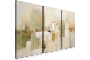 INTELIENZOS Cuadros Salon • Modernos • Lienzos decorativos • Decoración Pared • 120cm • Grande 3 piezas • Abstracto 10 • Decoracion Dormitorios • Comedor • Oficina • Pasillo