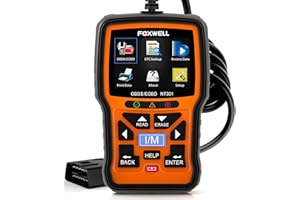 FOXWELL NT301 OBD2 Code Reader Enhanced OBD2 Scanner, Car Diagnostic Tool with Full OBD Functions- Check Engine Light, I/M Readiness/ O2-Sensor/EVAP Test, Diagnostic Machine for All Cars After 1996