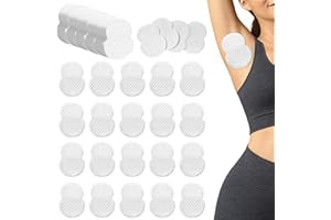 Menibeuty 80PCS Almohadillas Sudor Axilas, Toallitas Desodorantes Axilas Mujer Almohadillas Absorbentes Del Sudor Para Mujer, Transpirables y Absorbentes De Sudors