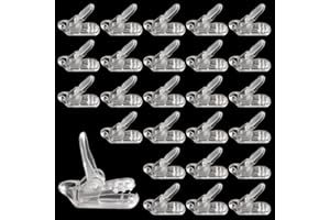 Lyeteung Clips de Lona, Toldos Abrazaderas Plastico, Plástico Pinza de Cocodrilo para Tienda de Campaña, Pinza de Tienda para Actividades al Aire Libre