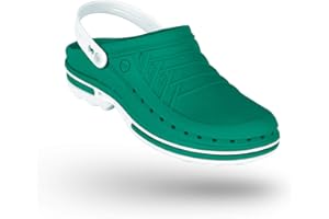 WOCK Clog con Cinturino e Steri-Tech Soletta, Zoccoli Lavoro Sanitario Donna e Uomo - Sterilizzabile, Antistatico, Traspirante e Antiscivolo