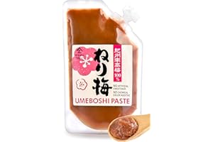 ‎YAMASAN KYOTO UJI YAMASAN KYOTO UJI Umeboshi - Japanische eingelegte Pflaumenpaste, von der Premiummarke „KISHU NANKO-UME“ 100%, Vegan, Allergen & Zusatzstofffrei (180g)