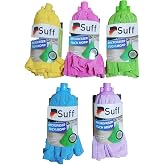 Suff Mikrofiber Havlu Mop Yedek Paspas, Vidalı, Orta Boy, Karma Renk (1 Adet)