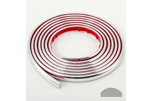 GAAHING Peel and Stick Moulding Trim, 3 metri Caulk e strisce di rifinitura per pavimenti, paraschizzi, bordi di piastrelle e decorazioni angolari, rivestimento autoadesivo flessibile