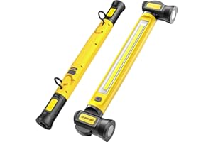 ‎ETOOLAB Arbeitsleuchte 3000LM, Werkstattlampe led, Motorraumleuchte mit Magnet＆Haken, 3 farbtemperaturmodi, 5200mAh USB-C-Schnellladen Geeignet für Autoreparatur/Camping/Garagenplatzbeleuchtung