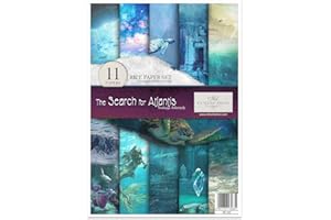 ITD Collection RP040 The Search for Atlantis Rice Paper 29.7 x 21 cm