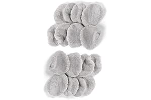 TSUFANTISI T/F Set di Grigio 16 Panni di Pulizia per Robot Lavavetri, Adatto per AlfaBot X6, X7 Accessori