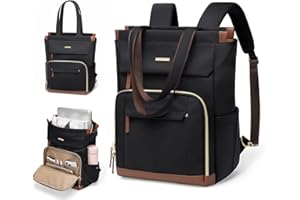 GOLF QUALITY Zaino Porta PC Donna 16 Pollici, Zaino Lavoro Antifurto, Zaino da Università Impermeabile, Computer Backpack Capiente per Laptop per Viaggi, Docente, Ufficio, Scuola