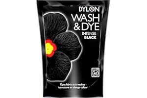 Dylon - Dylon - Lessive & Teinture - Lave & Teint en noir pendant le lavage en machine - Grand contenant - 400g -Noir