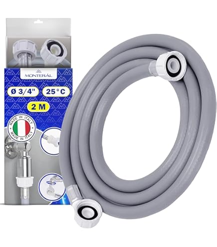 TUBO CARICO ACQUA LAVATRICE LAVASTOVIGLIE 2,5mt RACCORDI F/F PIPA CURVA TUBO CARICO ACQUA LAVATRICE LAVASTOVIGLIE 2,5mt RACCORDI F/F PIPA CURVA