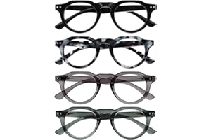 OPULIZE RIO Lunettes de Lecture Anti-Lumière Bleue - Monture Partie Supérieure Droite - Hommes Femmes - Charnières à Ressort - B53