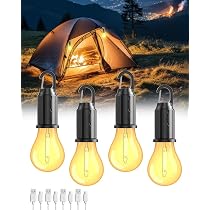 Qivine Retro-Campinglaterne – Dimmbare LED-Lampe Mit USB-Aufladung, 300 Lumen, Ideal Für Camping & Garten
