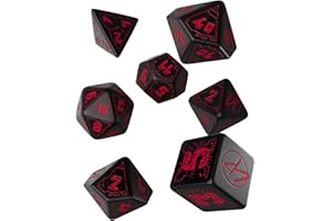 Q WORKSHOP Q-Workshop CPU06 Cyberpunk RPG Red Dice Set (7), 2,4 x 16,4 x 10,4 cm