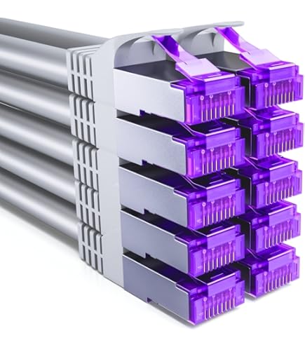 deleyCON CAT 6a Patchpaneel 8 Poorten 1U Desktop- & Wandmontage Afgeschermd 8x RJ45-Bus LAN Netwerk Installatiekabel TIA568A TIA568B RAL 9005 Zwart