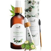 100% Reines Rizinusöl – Kaltgepresst, 1000 Ml | Für Haare, Wimpern, Nägel & Trockene Haut | Made In Italy