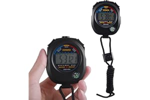 GUANGCAILUN Multi-Function Electronic Digital Sport Stopwatch Timer, Stopwatch Sports Training Chronograph with Compass, Large Display with Date Time, Alarm Function, for Sports Coaches Fitness Coaches Referees