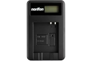 Norifon DMW-BCM13 LCD USB Ładowarka do Panasonic DMC-TZ55, DMC-TZ60, DMC-TZ61, Lumix DMC-FT5, DMC-TS5, DMC-TZ70, DMC-ZS40, DMC-ZS50 Aparat i nie tylko