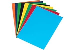 BARGAIN HOUND A4 Coloured Card Stock, 80 Sheet, Coloured Paper, Coloured Card A4 Pack Assorted with 8 Colours,180 GSM, Fade-Proof Craft Cardstock for Home, School DIY & Creative Projects
