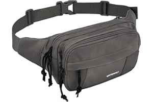 WATERFLY Marsupio da Uomo e Donna: Marsupio Sportivo alla Moda Fanny Waist Pack Piccolo Festival Borsa MTB Hipbag Unisex Hip Bag per Sport Addestramento Cani
