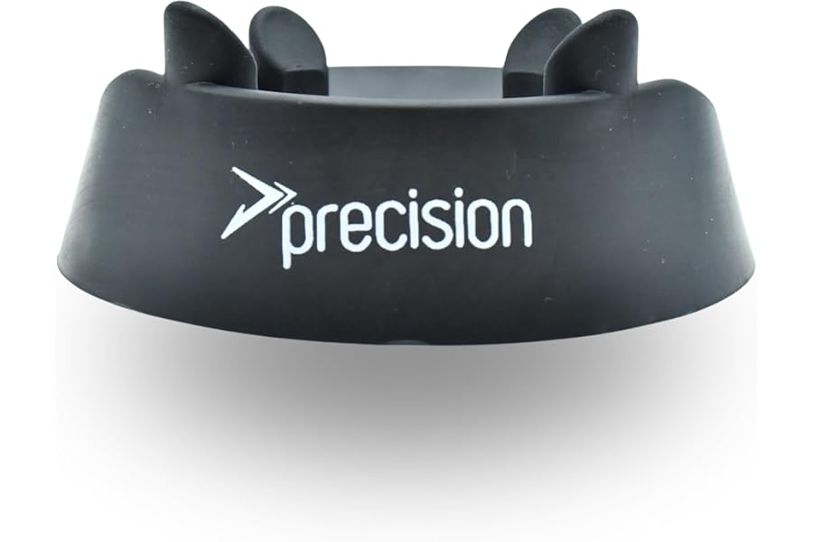 Precision Rugby Kicking Tee Durable Rubber, 4cm Height, Stable Platform for Accurate Kicks, Ideal for Club Pro Training and Matches, Black