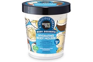 Organic Shop Body Desserts Hydrating Body Mousse Coconut Panna Cotta, 450 ml