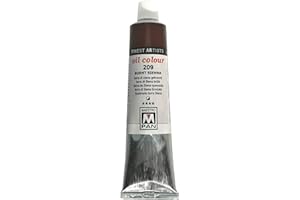 Pittura a olio professionale Maestro Pan da 45 ml (209 Terra di Siena bruciata)