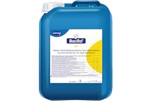 ‎MOLICARE Bacillol AF: Alkoholisches Schnell-Desinfektionsmittel mit umfassender Wirksamkeit und rückstandsfreier Auftrocknung, 5l