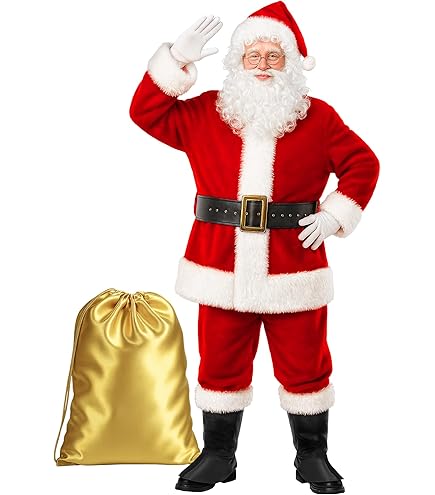 Générique 2026 Costume De Noël Pour Homme Manteau De Père