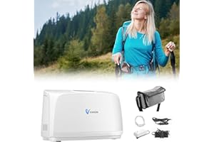 Yabumak Oxygen Concentrator,Portable Oxygen Machine from 3 L/min 42db Quiet with Beautiful IMD Color Field Large Flow Rate for Home and Travel