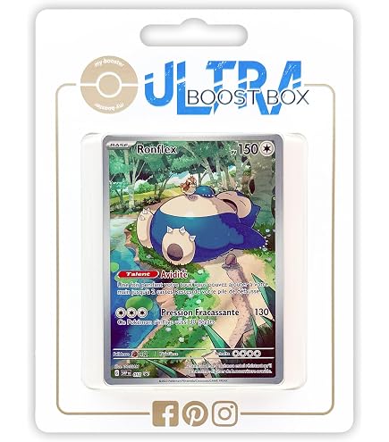 My-booster Pokémon Karten Box SV035-FR-UB-038 – 10 Französische Karten, Feunard Ex, Ultraboost