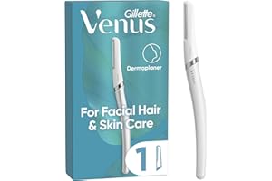 GILLETTE VENUS Venus Dermaplaning Blades for Face, Womens Face Razor for Facial Hair & Skin, Exfoliating Dermaplaner Tool Kit with 1 Blade Refill