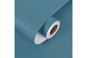 HotDecor Papel Pintado Autoadhesivo Azul Marino Papel Vinilo Adhesivo Muebles Encimera Papel Tapiz Autoadhesivo Azul Para Dormitorio Salon Papel Decorativo Adhesivo Papel Adhesivo Pared 40cm x 200cm