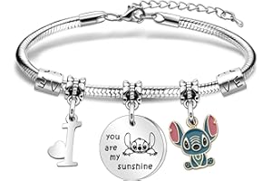 PAVITYAKSH Stitch Bracelet,Cartoon Bracelet Jewellery For Girls Kid Friend Teacher's Lady Gift, Give Parents Sisters Friends in Christmas Birthday Anniversaries Gift (I)