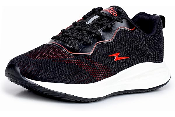 ATHCO Mens Akron Running Shoe's for Man Comfortable Men's Sports Shoe's with Memory Foam Cushioned Insole Sports Shoes for Men Running Walking Lightweight Gym Shoe for Men Comfortable Stylish & Casual Walking Shoe for Man Anti Slip Gym Footwear
