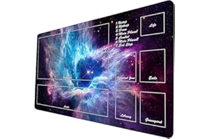 DYETEE board game starlight TCG Playmat -Starry Sky MTG Playmat - Also Great as a Mouse Pad 479 With Zones New
