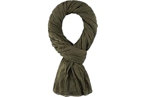 ALLEE DU FOULARD Pañuelo Cabeza Mujer Elegante 100% algodón 200x110 Cm - Bufanda Color Sólido para Primavera, Otoño e Invierno - Fular, Chal, Mantón, Estolas y Cachecol - Bufandas y Chales para Mujer
