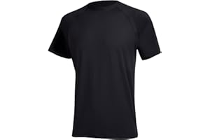 MILANKERR Mens Shirts UV Rash Guards Short Sleeves Quick Dry Swimming Top Surfing Sun Protection 50+ Diving Wetsuits Swimsuit