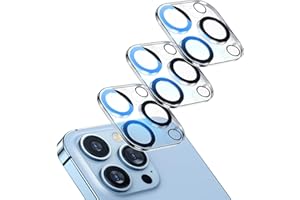 Giftorld [3er-Pack Kameraobjektivschutz für iPhone 14 Pro/14 Pro Max, 9H gehärtetes Glas, kratzfest, hüllenfreundlich, Nachtkreis, blasenfrei, HD-Klarheit, vollständige Abdeckung
